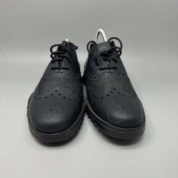 Cole Haan No Stitch Zerogrand Men Size 10.5 M Shoes Black Wingtip Oxford C12973 main image 9